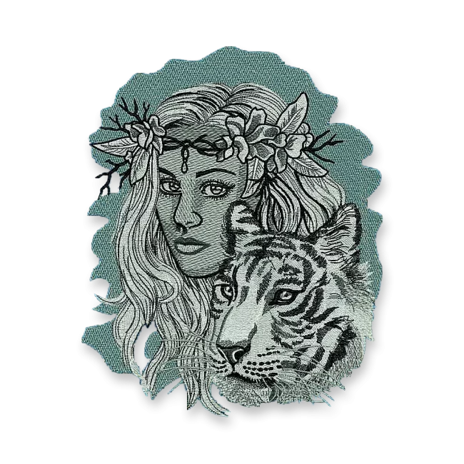 Tiger-Girl-Embroidery-Design